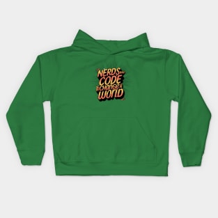 Nerds Who Code Will Rule The World Kids Hoodie